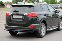 Toyota Rav 4 2013–2018 Achterbeschermbeugel AK002 Black (RVS) foto 1