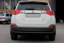 Toyota Rav 4 2013–2018 Achterbeschermbeugel AK002 Black (RVS) foto 3