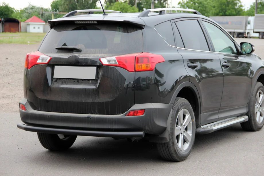 Toyota Rav 4 2013–2018 Achterbeschermbeugel AK002 Black (RVS) Image