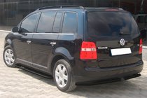 Volkswagen Touran 2003–2010 Achterhoekstukken AK003 Black (2 st., roestvrij staal) foto 3