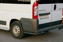 Peugeot Boxer 2006–2025 Achterhoekstukken AK003 Black (2 st., roestvrij staal) foto 1
