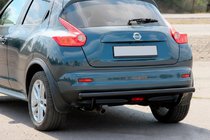 Nissan Juke 2010–2019 Achterbeschermbeugel AK002 Black (RVS) foto 2