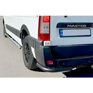Achterhoekstukken AK003 Black (2 st., roestvrij staal) Renault Master 2011–2023 foto 4