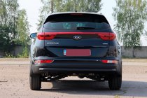Kia Sportage 2015–2021 Achterbumperbeschermer AK002 Black (RVS) foto 4