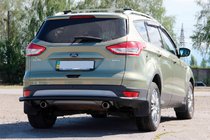 Ford Kuga/Escape 2013–2019 Achterbeschermbeugel AK002 Black (RVS) foto 3