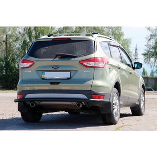 Achterbeschermbeugel AK002 Black (RVS) Ford Kuga/Escape 2013–2019 foto 3