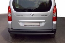 Citroen Berlingo 2008–2018 Achterbeschermbeugel Black (RVS) 60 mm foto 1