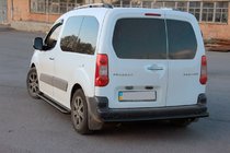 Citroen Berlingo 2008–2018 Achterbeschermbeugel Black (RVS) 60 mm foto 3