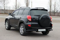 Toyota Rav 4 2006–2013 Achterhoekstukken AK003 Black (2 st., roestvrij staal) foto 3