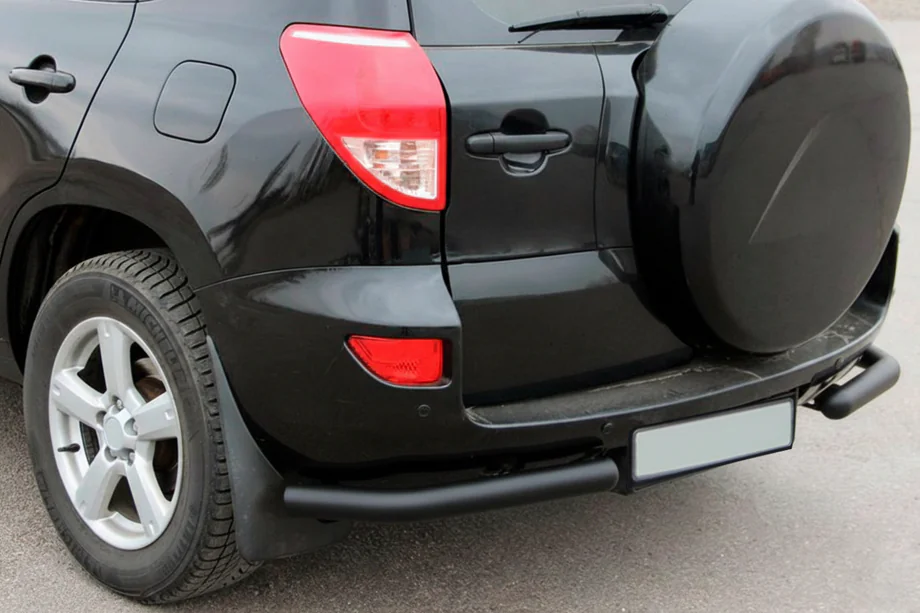 Toyota Rav 4 2006–2013 Achterhoekstukken AK003 Black (2 st., roestvrij staal) Image