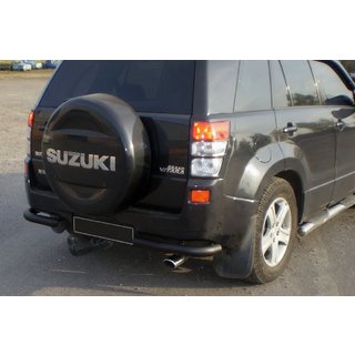 Achterbeschermbeugel AK003 Black (RVS) Suzuki Grand Vitara 2005–2017 foto 2