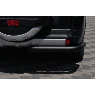Achterbeschermbeugel AK003 Black (RVS) Mitsubishi Pajero Wagon III 1999–2006 foto 2