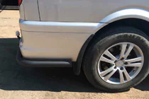 Mercedes Vito W639 2004–2014 Achterhoekbeschermers AK003 Black (2 st., RVS) voor middel- en lange wielbasis foto 1