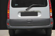 Renault Kangoo 1998–2008 Achterbeschermbeugel AK002 Black (RVS) foto 1