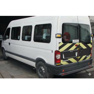 Achterbeschermbeugel AK002 Black (RVS) Opel Movano 2004–2010