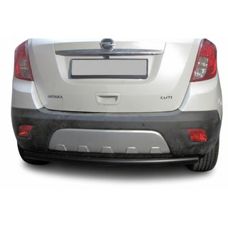 Achterbumperbeschermer AK002 Black (RVS)