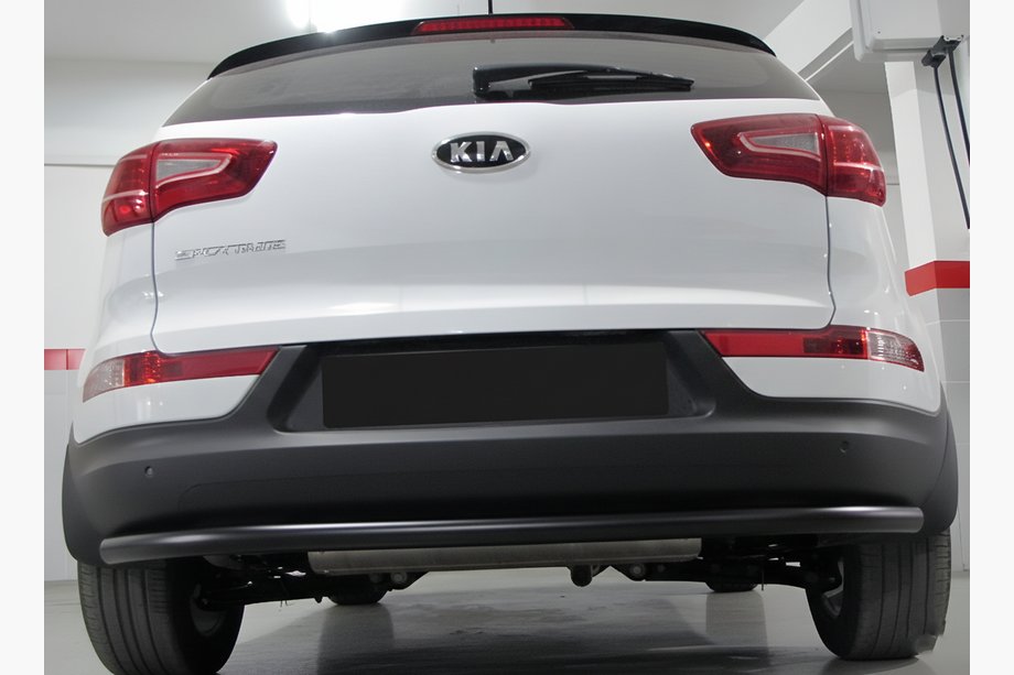 Kia Sportage 2010–2015 Achterbeschermbeugel AK002 Black (RVS) Image