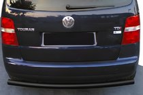 Volkswagen Touran 2003–2010 Achterbeschermbeugel AK002 Black (1 st., RVS) foto 1