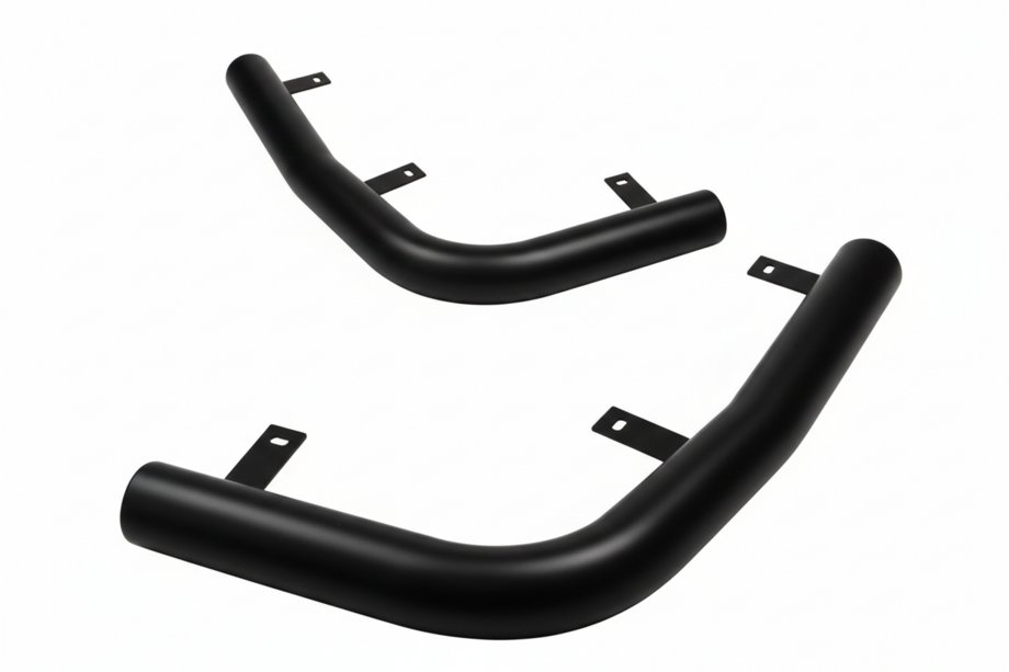 Hyundai Tucson TL 2016–2021 Achterhoekstukken AK003 Black (2 st., roestvrij staal) Image