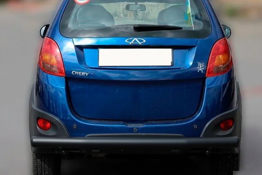 Chery Beat 2009–2015 Achterbeschermbeugel AK002 Black (2 st., RVS) Image