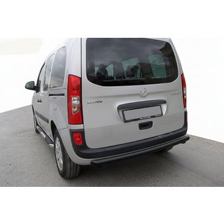 Achterbeschermbeugel AK002 Black (2 st., RVS) Renault Kangoo 2008–2020 foto 1