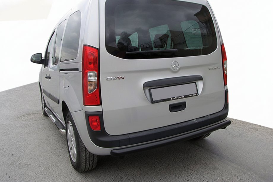 Renault Kangoo 2008–2020 Achterbeschermbeugel AK002 Black (2 st., RVS) Image