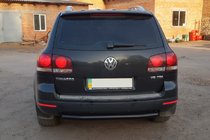 Volkswagen Touareg 2002–2010 Achterbeschermbeugel AK002 Black (2 st., RVS) foto 4
