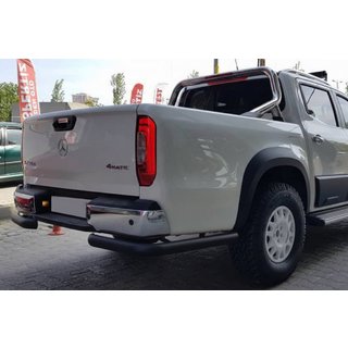 Achterbeschermbeugel AK003 Black (2018-2022, RVS) Ford Ranger 2011–2022 foto 1
