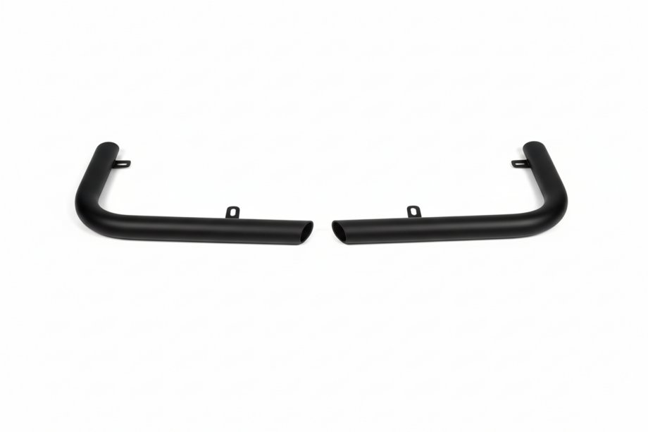 Mercedes X-klasse 2017–2020 Achterbeschermbeugel AK003 Black (RVS, 60 mm) Image
