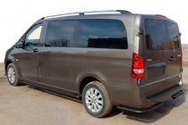 Mercedes Vito/V-klasse W447 2014– Achterhoekbescherming AK003 Black (RVS) foto 1
