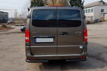 Mercedes Vito/V-klasse W447 2014– Achterhoekbescherming AK003 Black (RVS) foto 3
