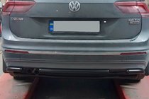 Volkswagen Tiguan 2016–2023 Achterbeschermbeugel AK001-2 Black (RVS) foto 3