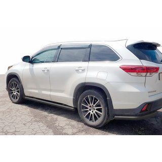 Achterhoekbeugels Black (2 st., RVS) Toyota Highlander 2013–2019 foto 2