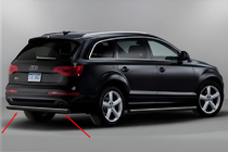 Audi Q7 2005–2015 Achterbumperbeschermer AK002 Black (RVS) foto 1