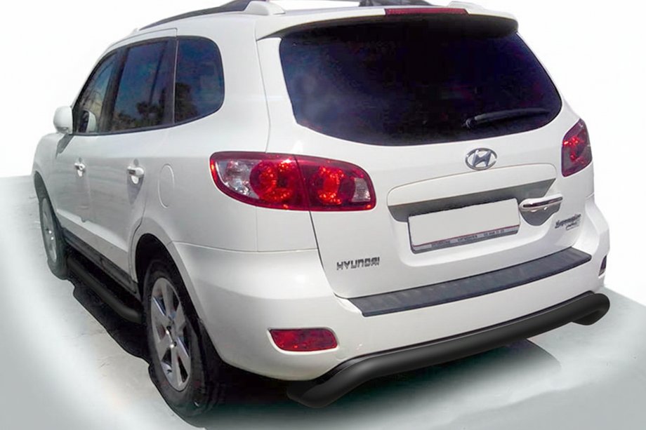 Hyundai Santa Fe 2 2006–2012 Achterbeugel AK007 Black (RVS) Image