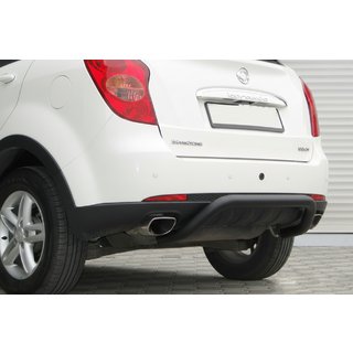 Achterbumperbeugel AK006 Black (RVS) SsangYong Action 2005–2018 foto 2
