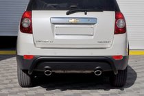 Chevrolet Captiva 2006–2019 Achterbeugel AK007 Black (RVS) foto 2