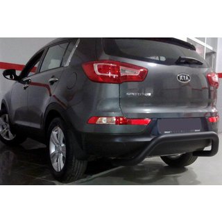 Achterbeugel AK007 Black (RVS) Kia Sportage 2010–2015 foto 1