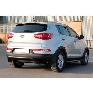 Achterbeugel AK007 Black (RVS) Kia Sportage 2010–2015 foto 3