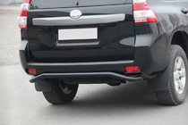 Toyota Land Cruiser Prado 150 2009–2023 Achterbeschermbeugel AK008 Black (roestvrij staal) foto 3