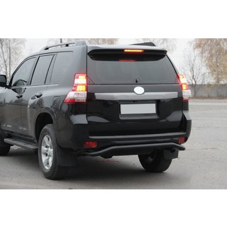Achterbeschermbeugel AK008 Black (roestvrij staal) Toyota Land Cruiser Prado 150 2009–2023 foto 1