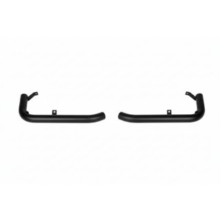 Achterste enkele hoekbeschermers Black (2 stuks, RVS) Mitsubishi Pajero Sport 1996–2007