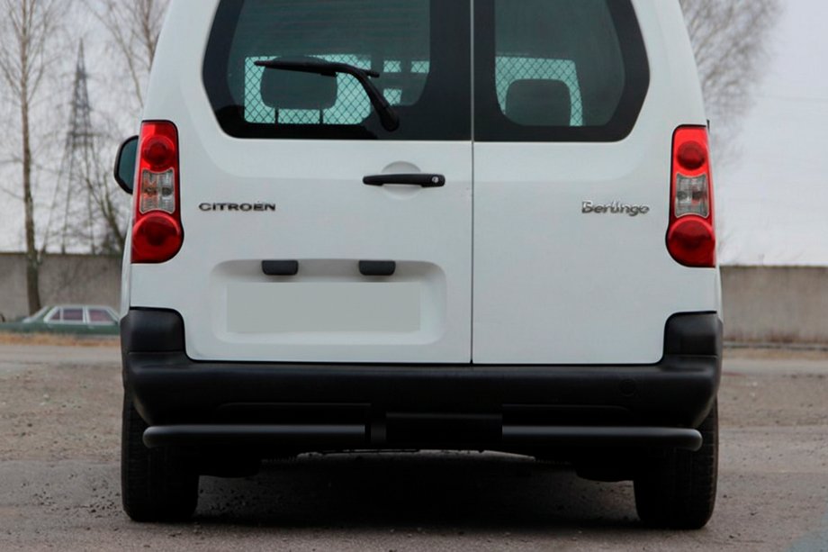 Peugeot Partner Tepee 2008–2018 Achterhoeken AK-003 Black (RVS) Image