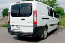 Citroen Jumpy 2007–2017 Achterbeugel Double Black (RVS) foto 2