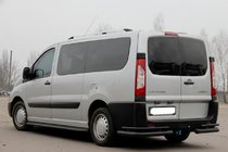 Fiat Scudo 2007–2015 Achterhoekbeugels AK003-Double Black (2 stuks, RVS) foto 3