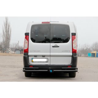 Achterhoekbeugels Double Black (2 stuks, RVS) foto 2