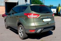 Ford Kuga/Escape 2013–2019 Achterbeugel AK007 Black (RVS) foto 2
