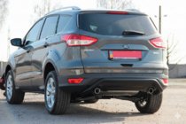 Ford Kuga 2008–2013 Achterbeugel AK007 Black (RVS) foto 5