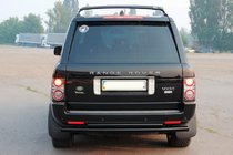Range Rover III L322 2002–2012 Achterbumperbeugel AK002-Dubbel Black (RVS) foto 2