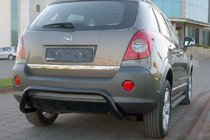 Opel Antara 2006–2017 Achterbeschermbeugel AK007-1 Black (RVS) foto 1